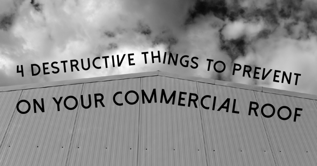 4 Destructive Things to Prevent on Your Commercial Roof