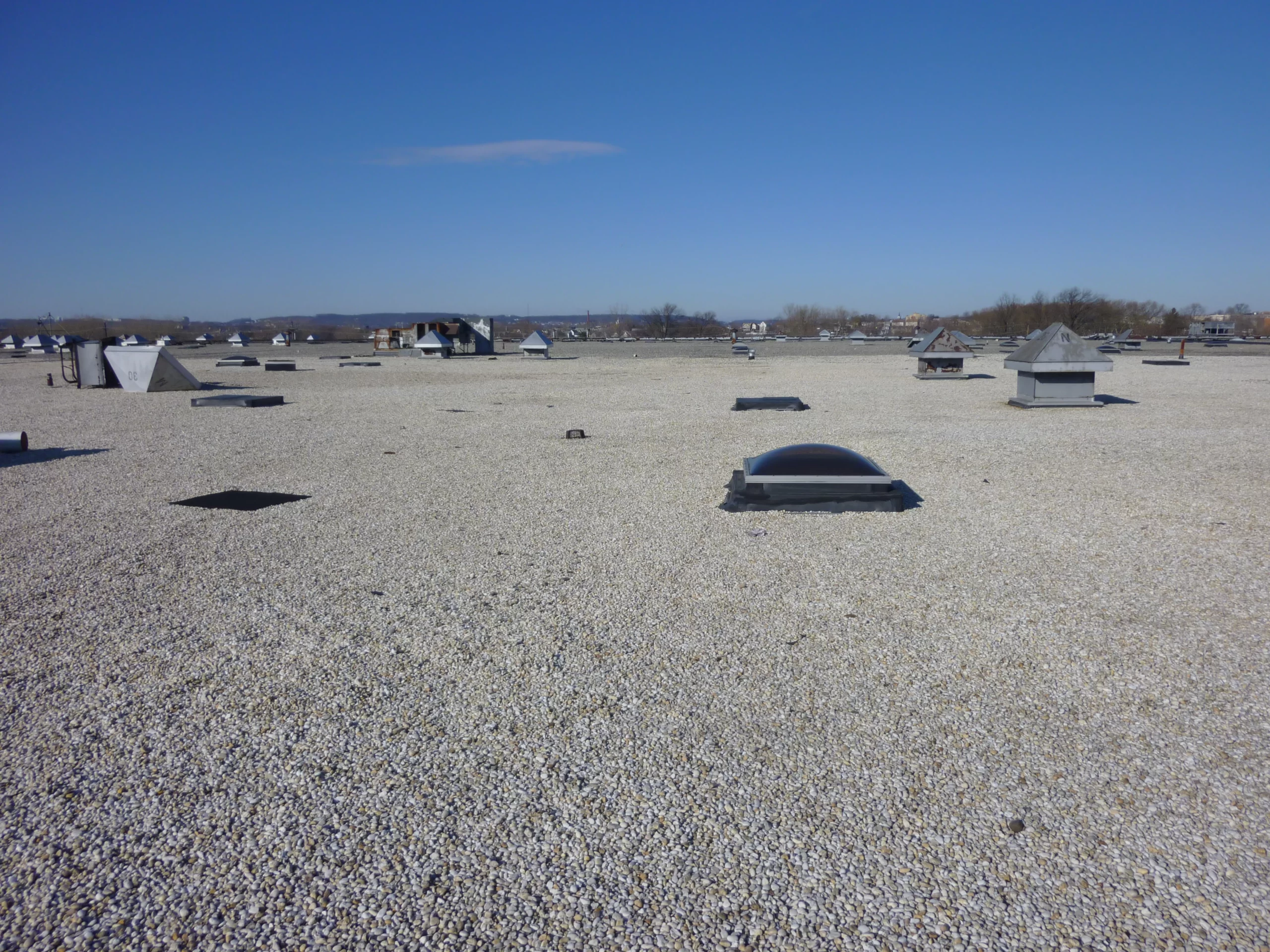 Image from a new commercial roof in Parsippany, NJ.