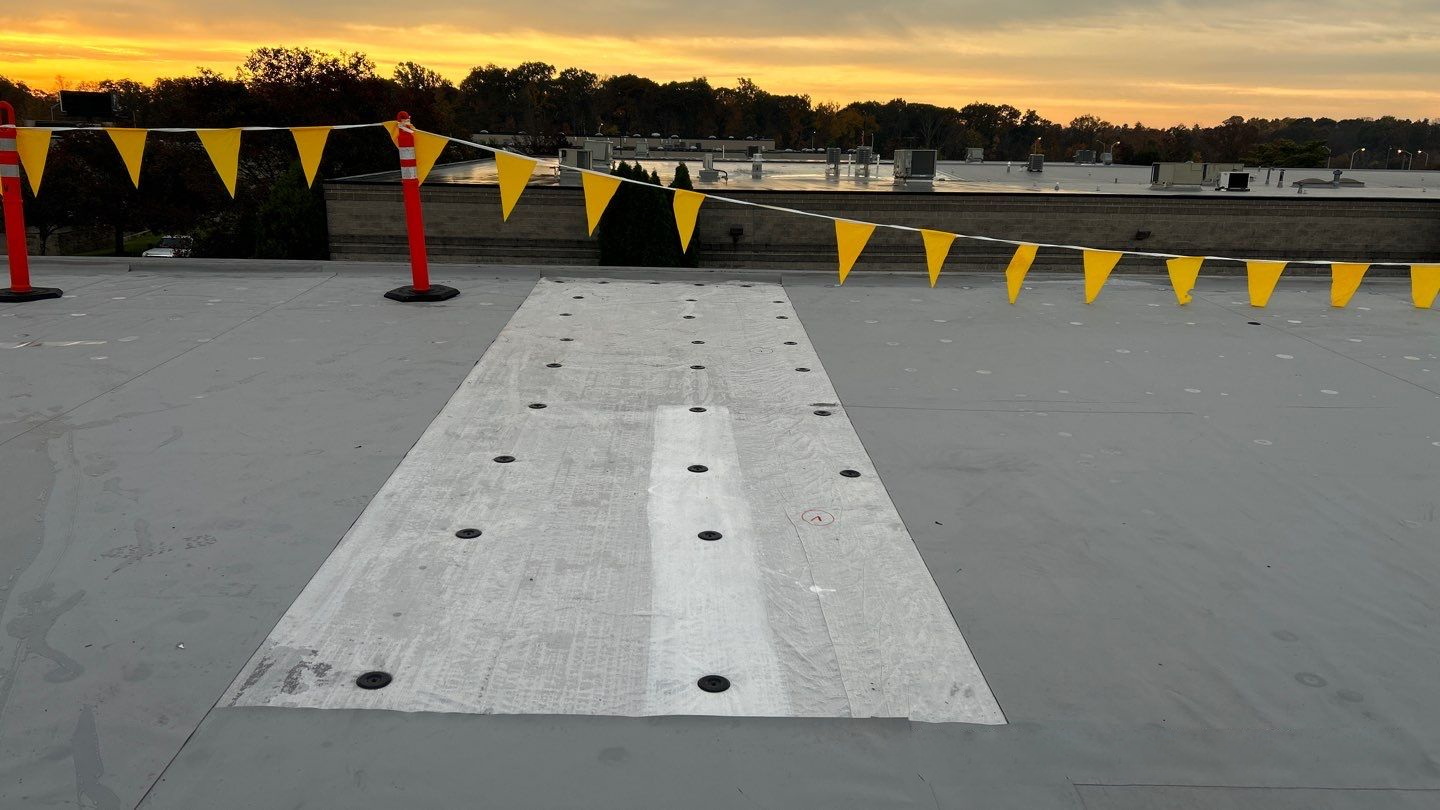 Flat Commercial Roof In West Hartford CT