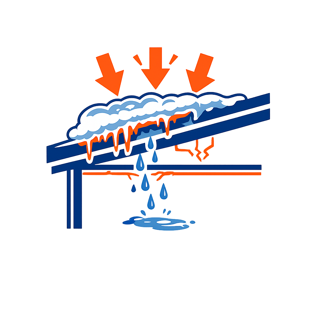 Ice dam icon
