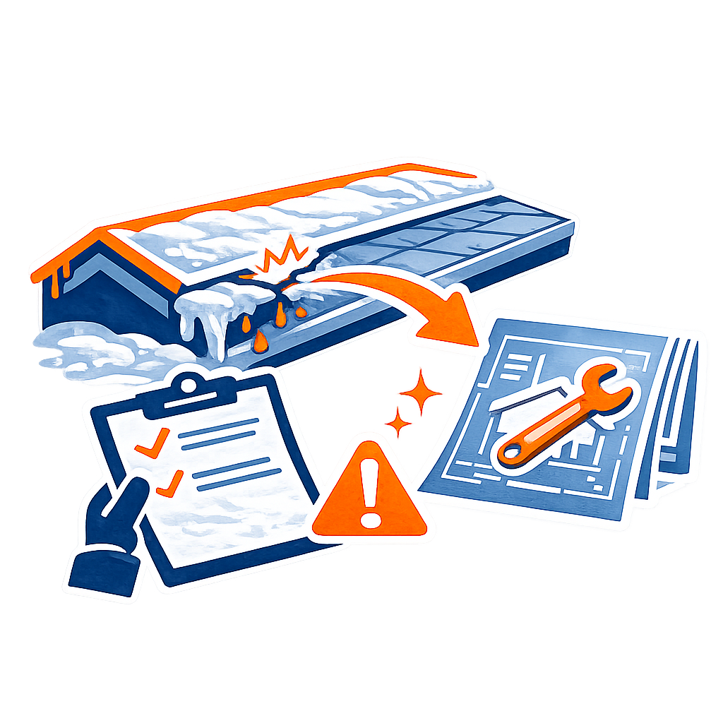 damage assessment and prevention planning icon