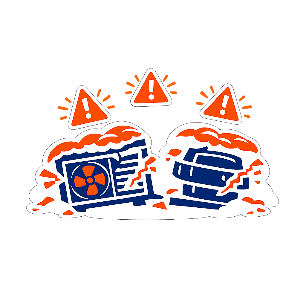 winter equipment damage icon